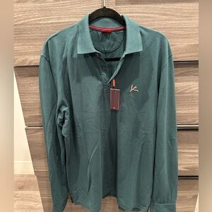 ISAIA MEN’S long sleeve polo